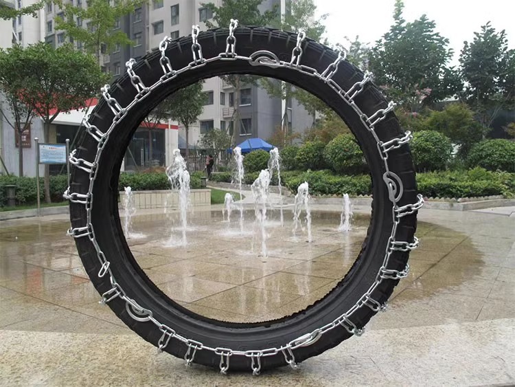 Electric car motorcycle metal antiskid chain 300-18 steel chain iron chain snow tire antiskid chain 300-10