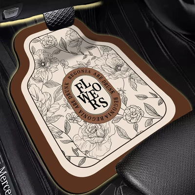 Car Floor Mats, Universal for — Universal Foot Pad - front-row-x1-piece-of-diatom-mud-t3164