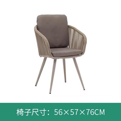 Balcón al aire libre patio jardín comedor silla Silla de ratán al aire libre B & B al aire libre mesa y silla cafetería bar al aire libre