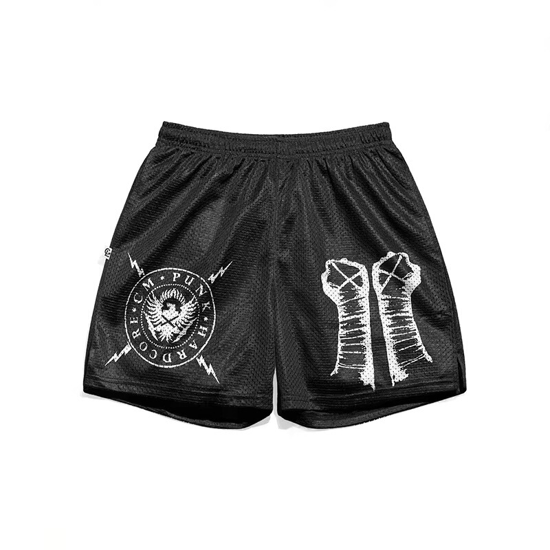 Summer combat training sports casual shorts, punk star men's shorts, quick-dry swimming shorts suitable for both men and women