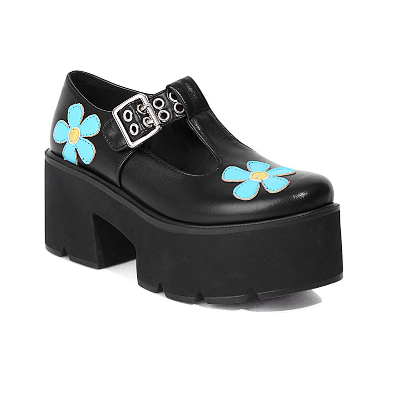43 new thick bottom shallow spring and autumn casual shoes plus size T2021 muffin 40 T-shaped shoes foreign trade women's shoes 43 new thick bottom shallow spring and autumn casual shoes plus size T2021 muffin 40 T-shaped shoes foreign trade women's shoes