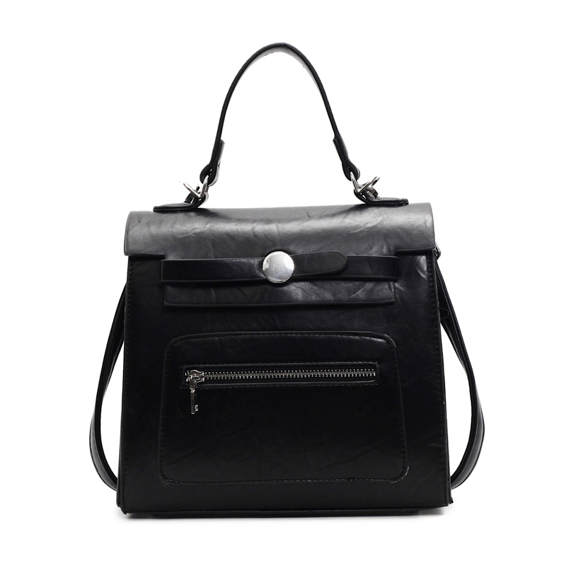Moda transfronteriza contraste de color bolso de hombro de mano de mujer 2025 nueva moda versátil bolso de transporte