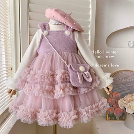 童连衣裙;童套装;普通外套