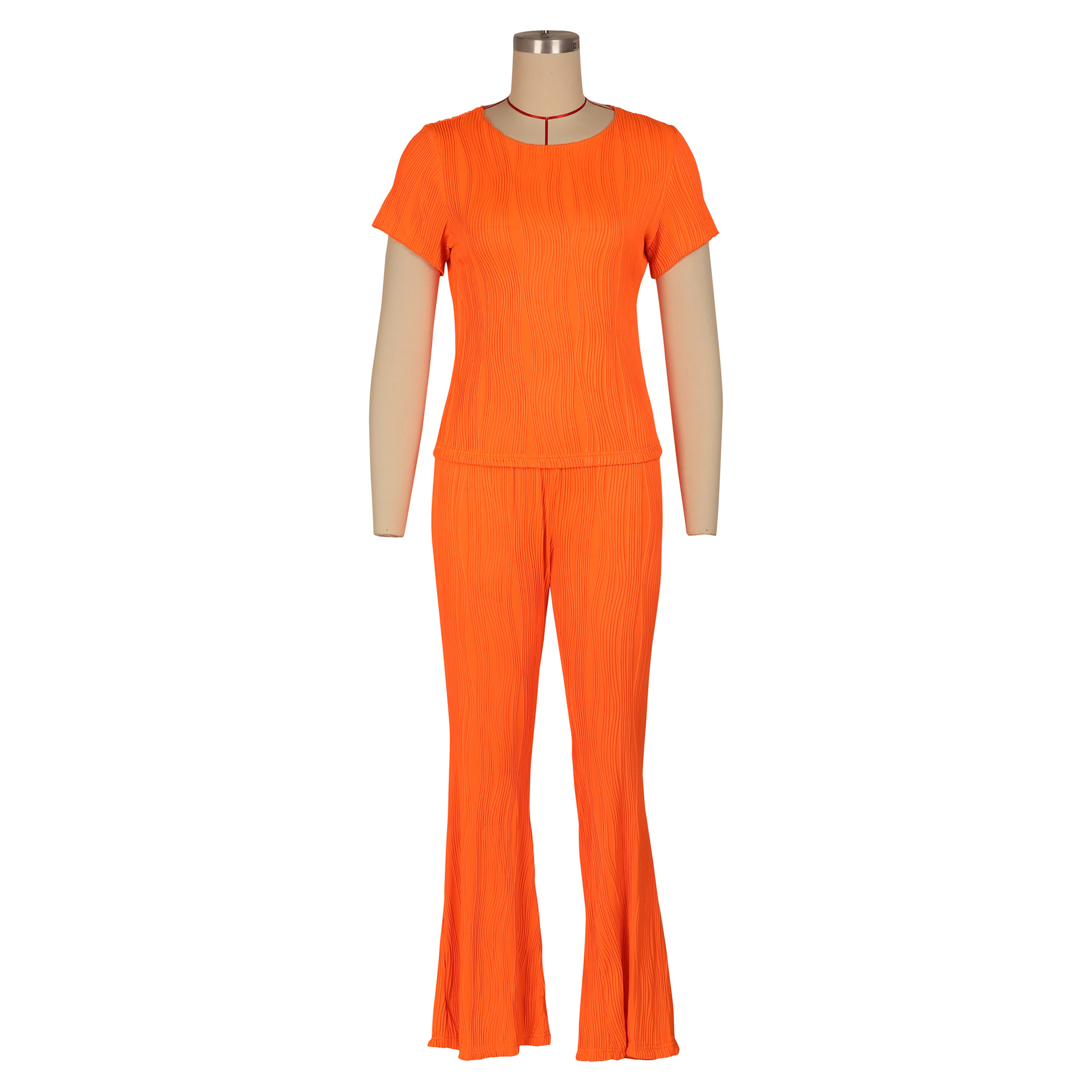 473g Weight Long Sleeve Sleeve Length Spandex, Polyester Fabric Type Pant Co-ord Set Sets Type 2 Pieces Set Quantity Holiday, Daily Occasion Round Neck Neckline Slim Fit Type Solid Color Pattern Summer, Spring Season Women's Gender Elegant, Streetwear Style Holiday Daily Women's Elegant Streetwear Solid Color Spandex Polyester Pant Co-ord Set Pants Sets 57