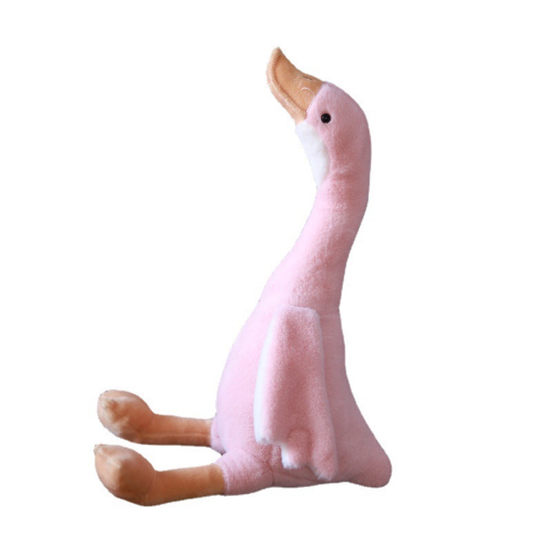 Pato muñeca de juguete de peluche muñeca calmante grande muñeca de ganso blanco simulación Cisne juguete de los niños Regalo de Cumpleaños femenino