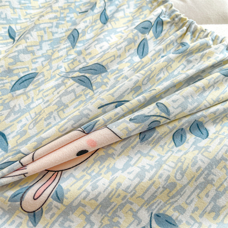 Nueva funda de cama de fibra de soja cubierta protectora de colchón acolchado de una sola pieza cubierta de cama todo incluido 2025 nueva temporada universal