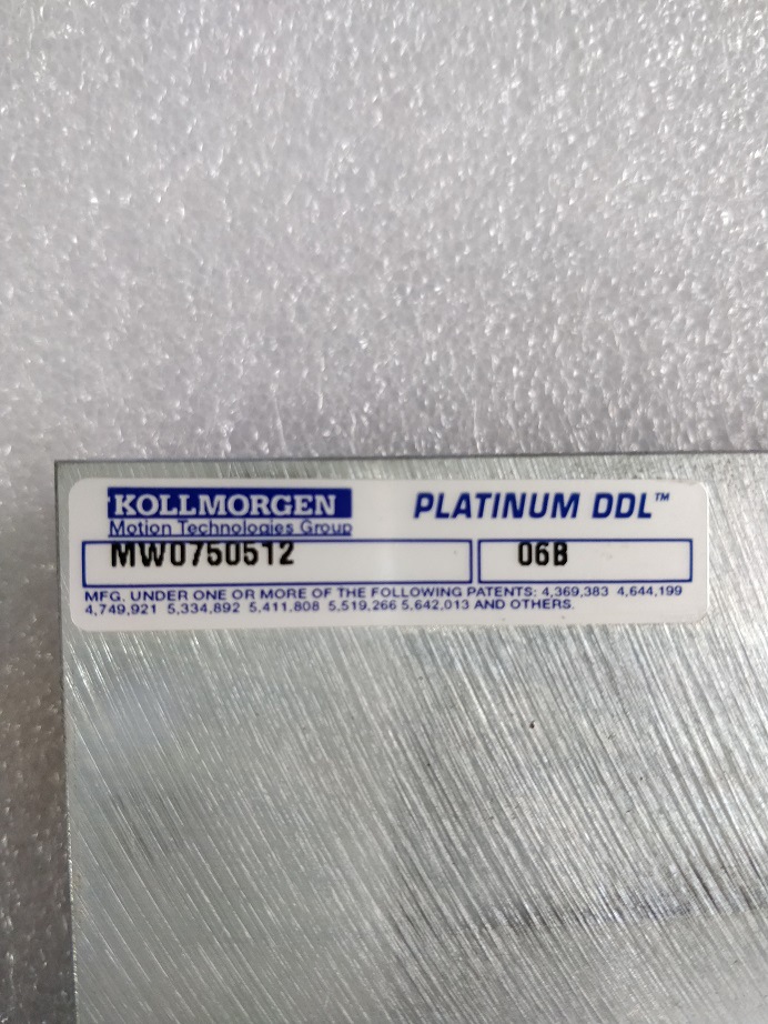 KOLLMORGEN 科尔摩根 MW0750512 IL18075A1TRP1 原装拆机直线电机