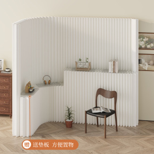 Stepped Booth Wall Commercial Office Partition Storage Movable Background Wall Partition Free Display Exhibition Rack