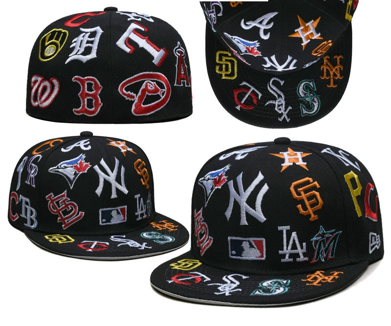 Baseball Cap MLB embroidered, sizes 7–7 5/8 (55.8–60.6 cm), multi-color options