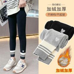 女童打底褲2024春裝新款中大兒童春秋款純棉洋氣外穿彈力小腳褲