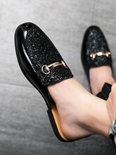 L 65913 Slipper Loafers Glitter Casual Shoes ��Ƭ����Ь