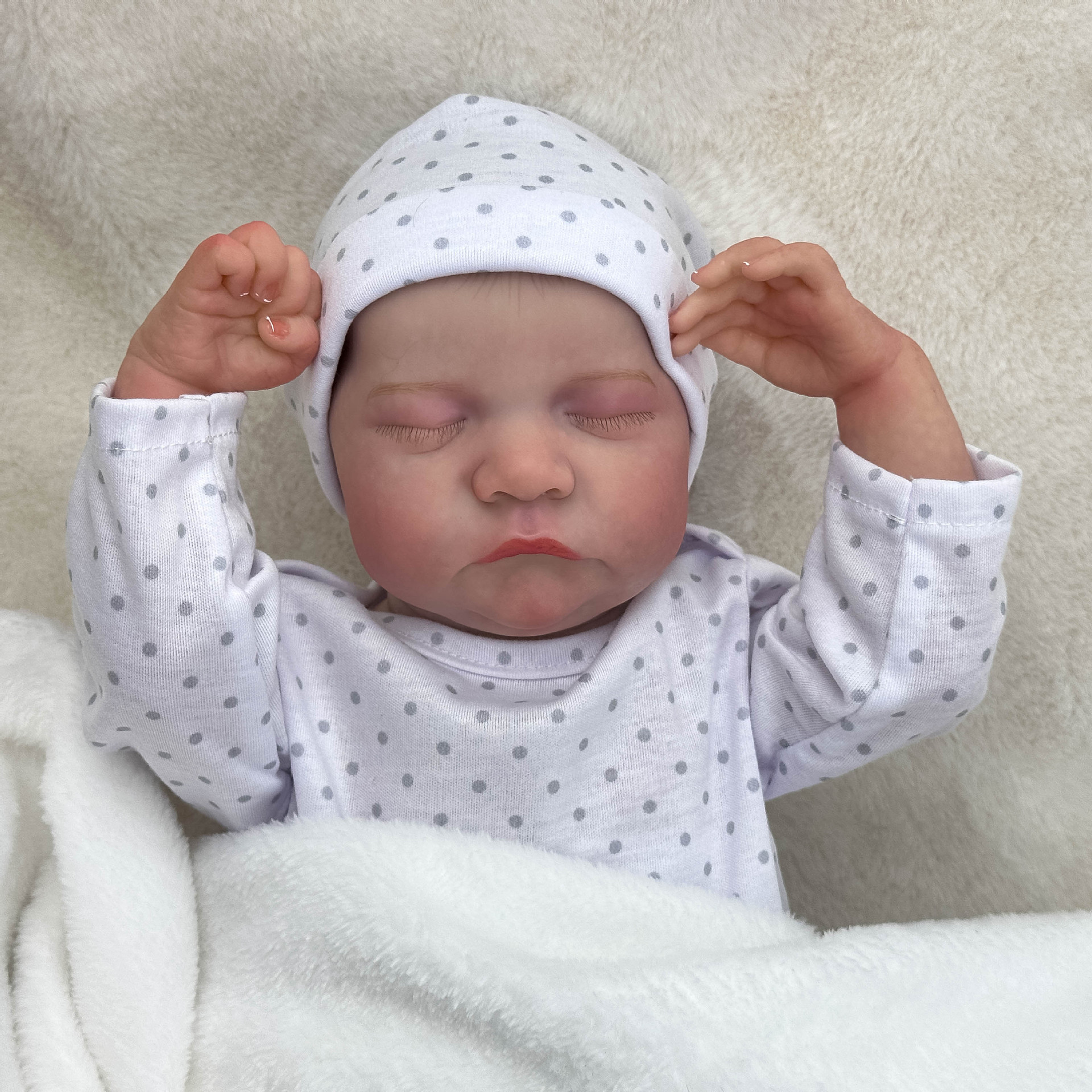 43 cm de implante de cabello Amazon pesado caballo marino muñeca transfronteriza muñeca simulación muñeca crudo muñeca fuente de productos bebé deseo