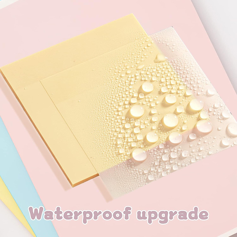 Yuedduo tamaño morandi serie transparente nota adhesiva ins pegajoso lindo estudiante nota en stock al por mayor