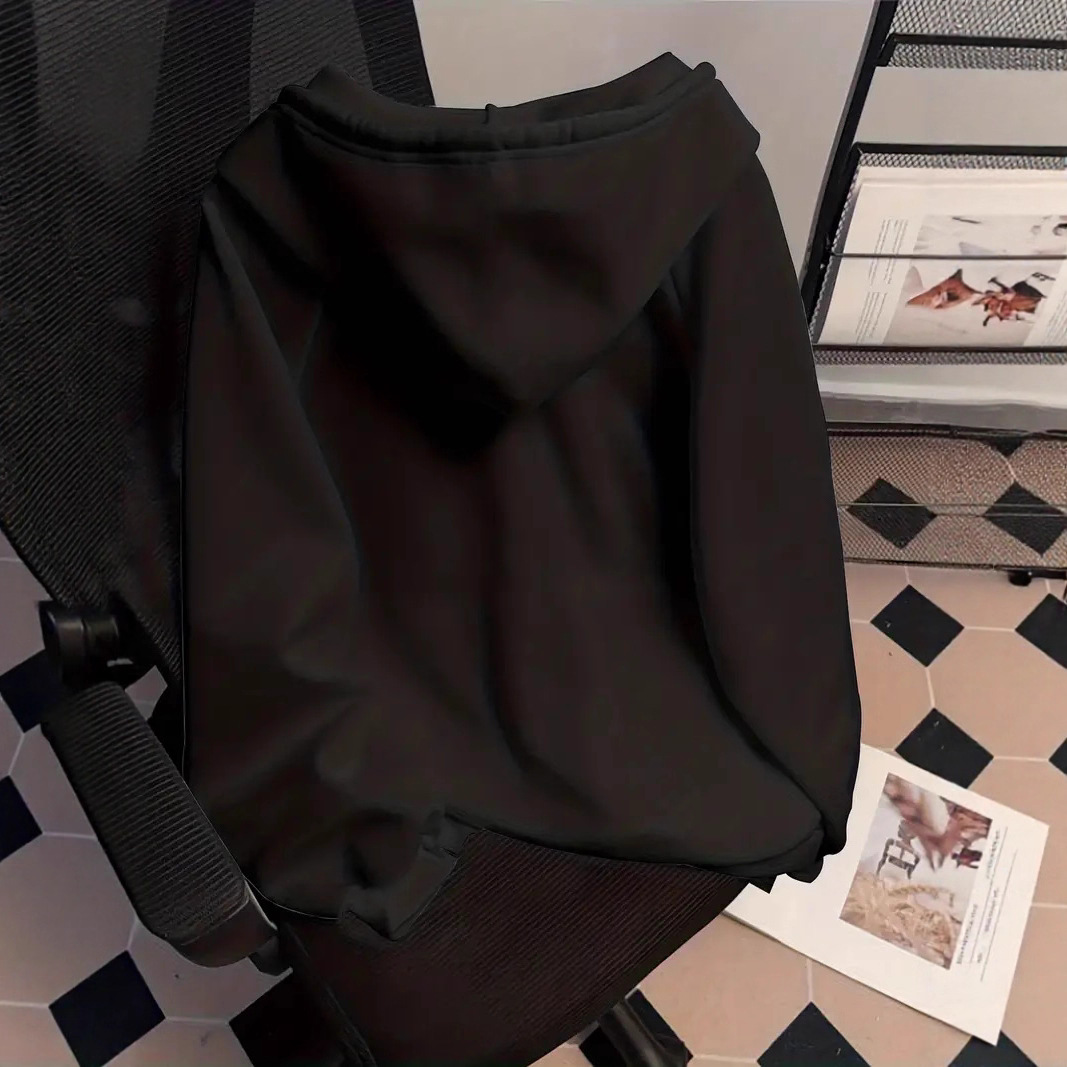 Women's Casual Hooded Zip Up Top Relaxed Fit Retro Trendy Loose Fitting Sweatshirt For Autumn Winter Print_ecoleips.com