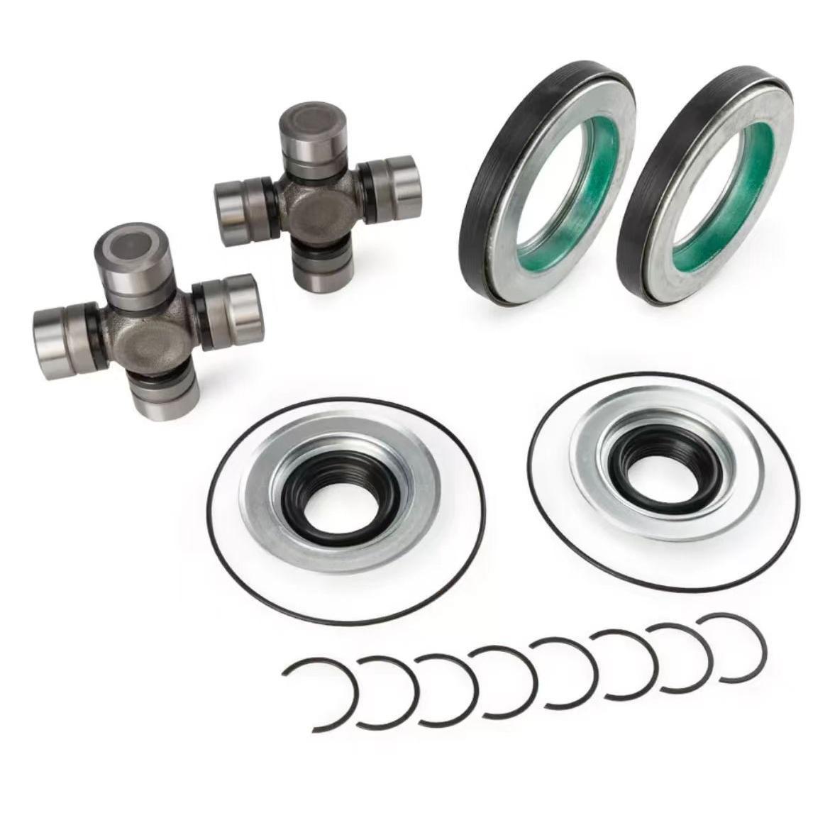 2014835 front axle U-joint kit wheel O-ring dust seal kit compatible with Ford F250