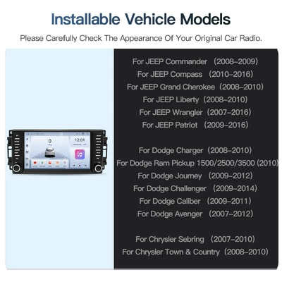 DVD Navigation: Car Central Control Screen