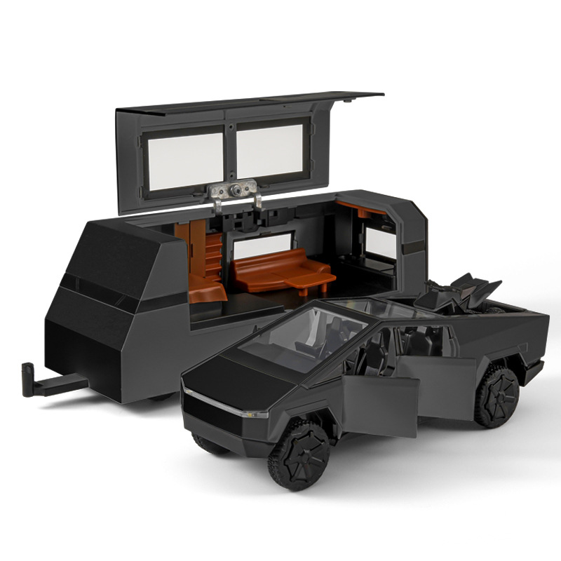 Modelo de Simulación de Camioneta RV de Aleación a Escala 1:32, Decoración de Coche, Superventas Transfronterizo