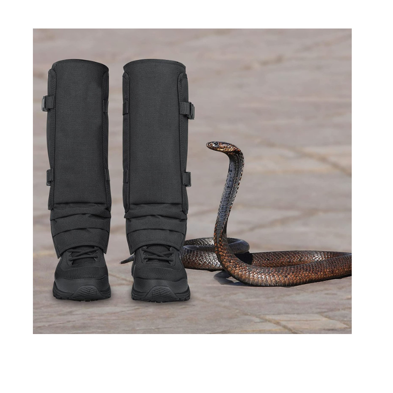 Botas de lluvia con protección contra serpientes e insectos, protectores contra picaduras de serpientes, botas protectoras para caza, polainas antiserpientes para piernas, cubrepiernas impermeables a prueba de insectos.