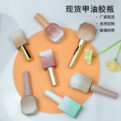 廠家批發12ML 10ML甲油瓶噴塗甲油膠空瓶彩色甲油膠瓶供應