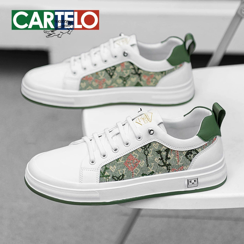 Katile крокодил взрыв мужской обуви дизайн чувство вышивки легкая роскошная спортивная повседневная обувь мужская модная обувь с толстой подошвы