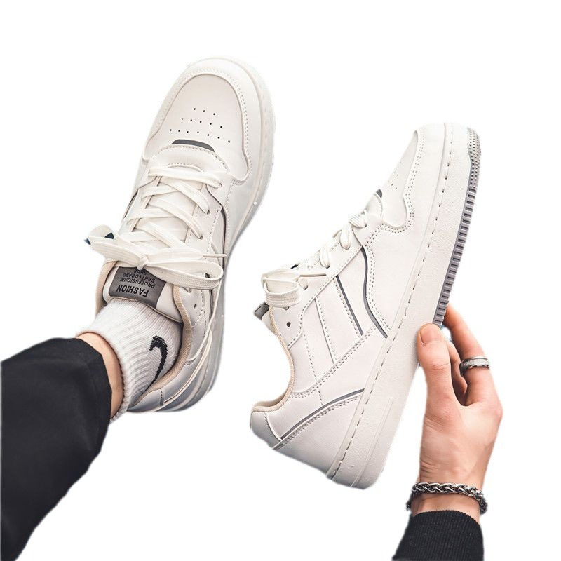 Zapatos blancos pequeños de invierno para hombres ventilados tendencia de zapatos blancos de alta calidad zapatos de skate blancos deportivos casuales zapatos de hombre invierno