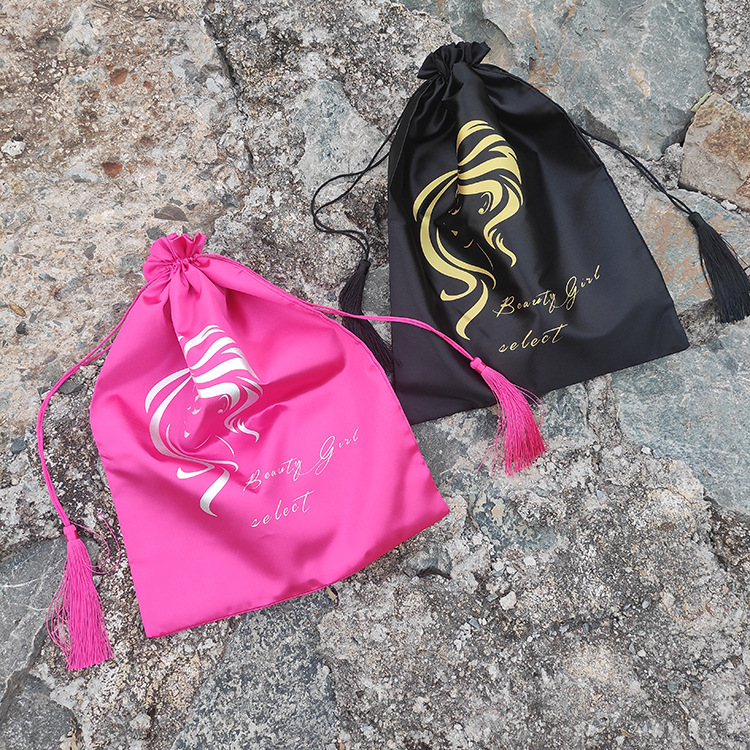 假发丝绸袋色丁袋现货 (15)