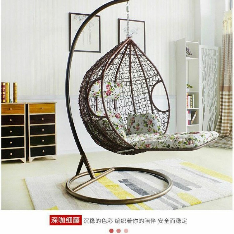秋千室内吊篮吊椅阳台藤椅家用摇摇椅吊床网红鸟巢摇篮椅一件代发|undefined