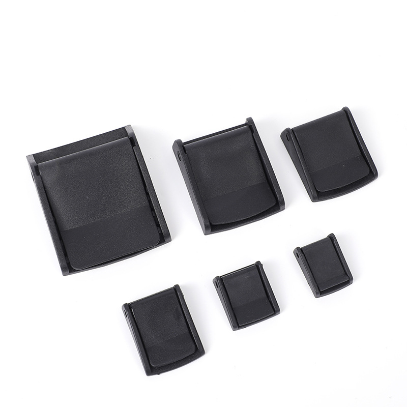 Accesorios de equipaje disponibles en stock hebilla de presión de cinta 1.5-5.0cm hebilla de presión de correa de bolsa hebilla de pico de pato de plástico hebilla antideslizante image 5