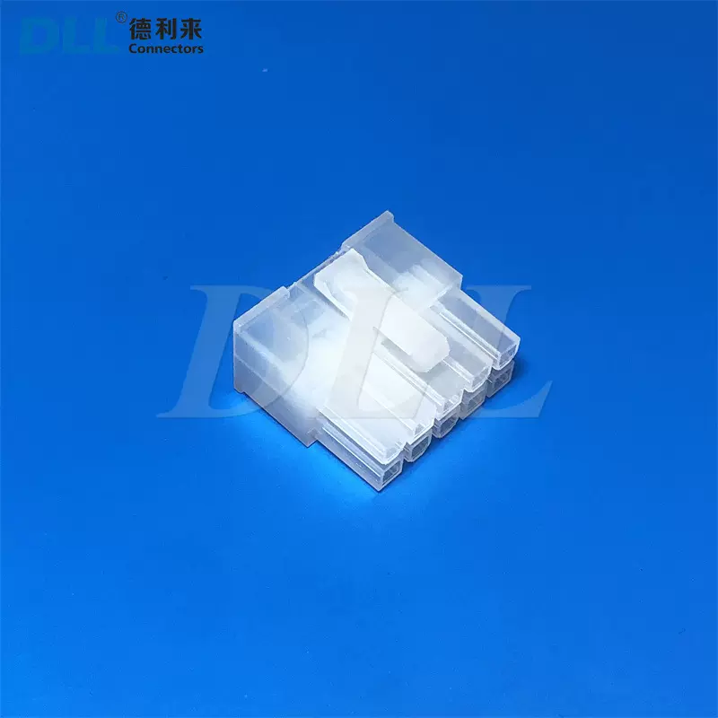 供应DLL-5557-10Y透明色连接器针座磷青铜镀锡端子接插件P=4.2mm