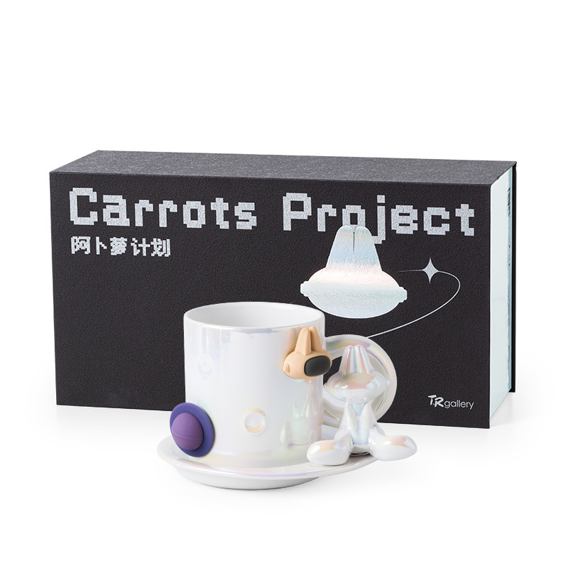 Abro conejo año taza de café personalizada regalo de moda para niños y niñas día de San Valentín Festival de Primavera regalo de Año Nuevo