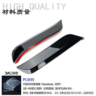 Suitable for 25 Models of Motorcycle front windshield - dark