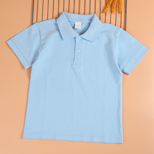 2023�ļ�ͯ�bУ������POLO���{ɫ����T����Ůͯ�\�����W�����