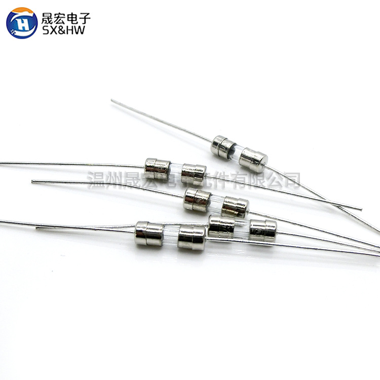 现货供应 3*10mm保险丝管 双帽引线保险丝 玻璃保险丝管