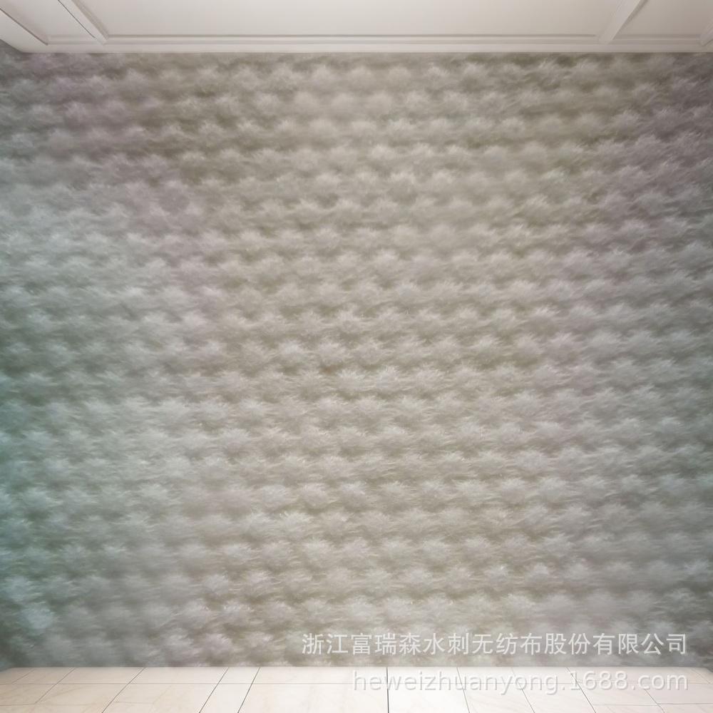 全粘胶珍珠纹水刺布