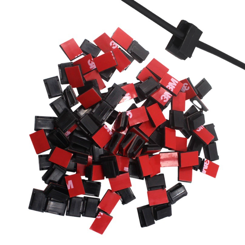 Заводская проволочная карта зажим для фиксации проводов Вождение рекордера Пряжка клейкая проволока крепление провода Пряжка NC912