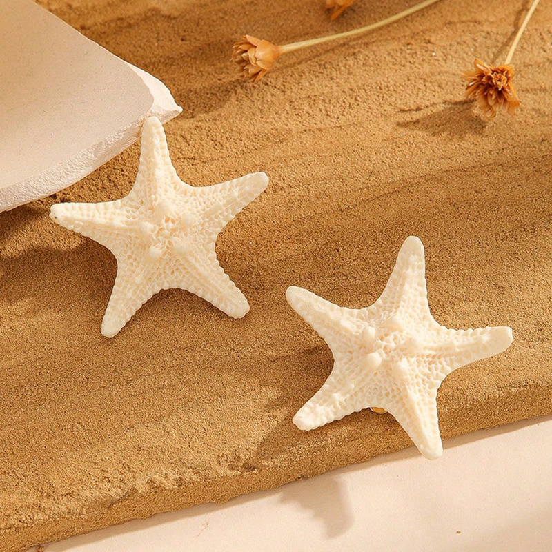 European and American Ocean Starfish Shape Hairpin Cute Fashion Bangs Clip Retro Side Duckbill Clip Personality Dress Up Headwear European and American Ocean Starfish Shape Hairpin Cute Fashion Bangs Clip Retro Side Duckbill Clip Personality Dress Up Headwear