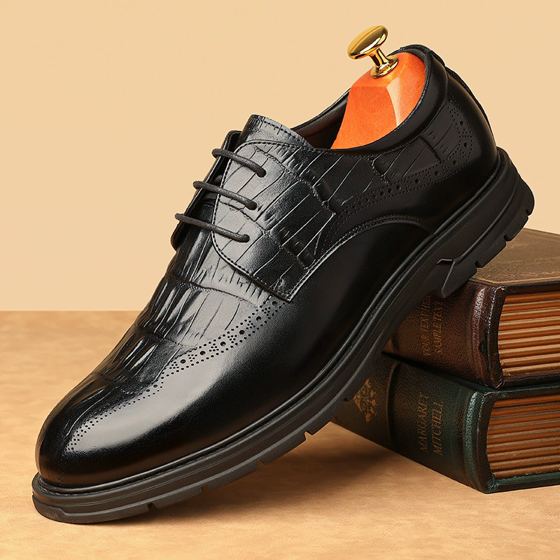 Мужская кожаная повседневная кожаная обувь ручной работы Мужская повседневная кожаная обувь в английском стиле