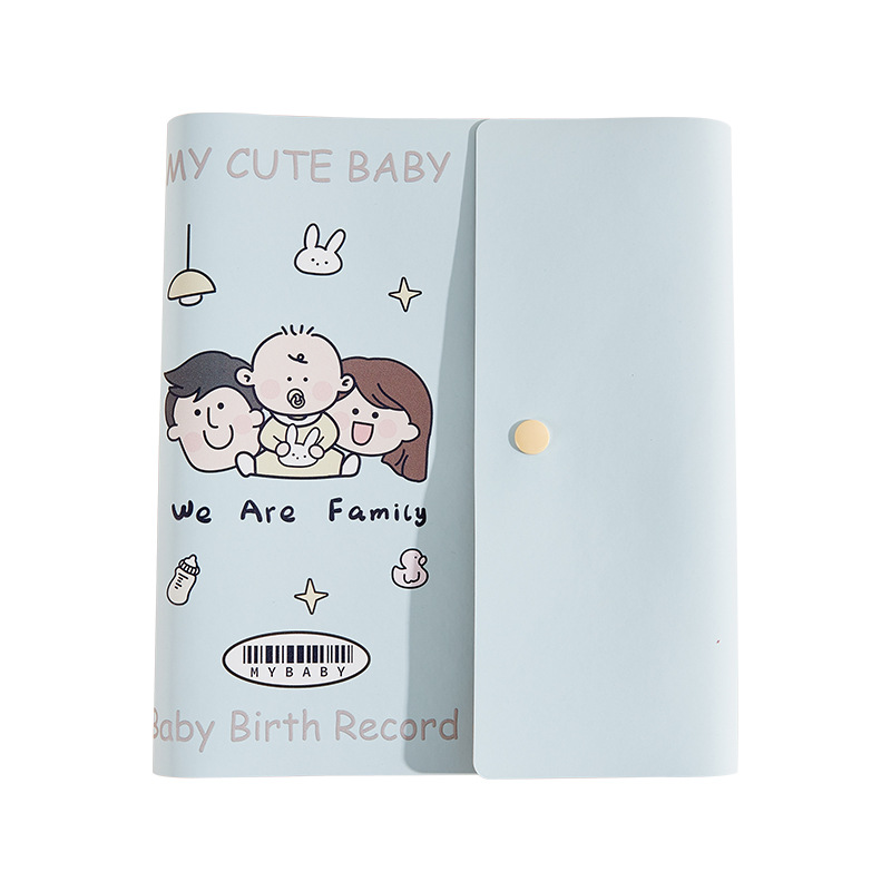 Libro de almacenamiento de chequeo de bebé A4 Bolsa de almacenamiento de chequeo de embarazo carpeta de inserción Archivos de embarazo Lista de verificación de ultrasonido b para mujeres embarazadas