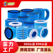 跨境专供加湿器滤芯无雾加湿器加湿抗茵一体净化器过滤网厂家批发
