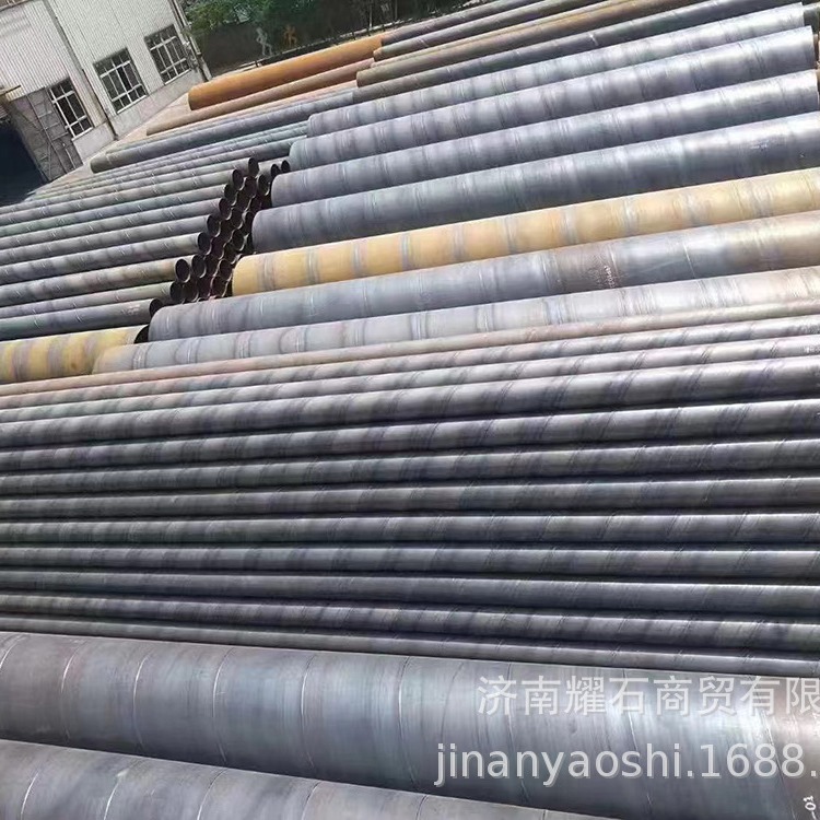 Q235B螺旋管道大口径焊管立柱支撑钢管碳钢暖气水管道 螺旋钢管