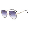 New fashion, frame colorless glorious glorious glittering sunglasses Luxury ladies metal sunglasses Cupid arrow love glasses