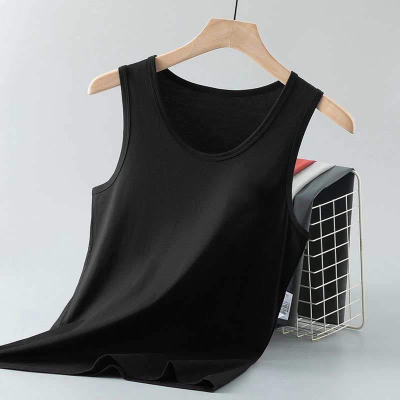 Verano nuevo chaleco de moda de hombre chaleco de cuello redondo camiseta deportiva chaleco de comercio exterior hombre explosión