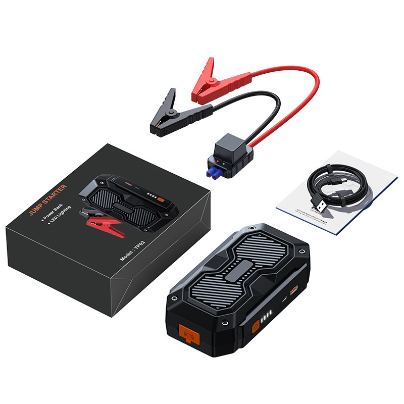 Batería de potencia de arranque de emergencia de automóviles transfronterizos montada en un tesoro de carga eléctrica para carga de arranque fuerte de emergencia montada en vehículo especial image 6