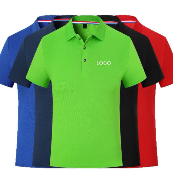 Quick-Drying Jacquard Lapel Overalls Polo Shirt Short-Sleeved T-Shirt Workers' Custom-made Corporate Culture Shirt Printing Embroidery