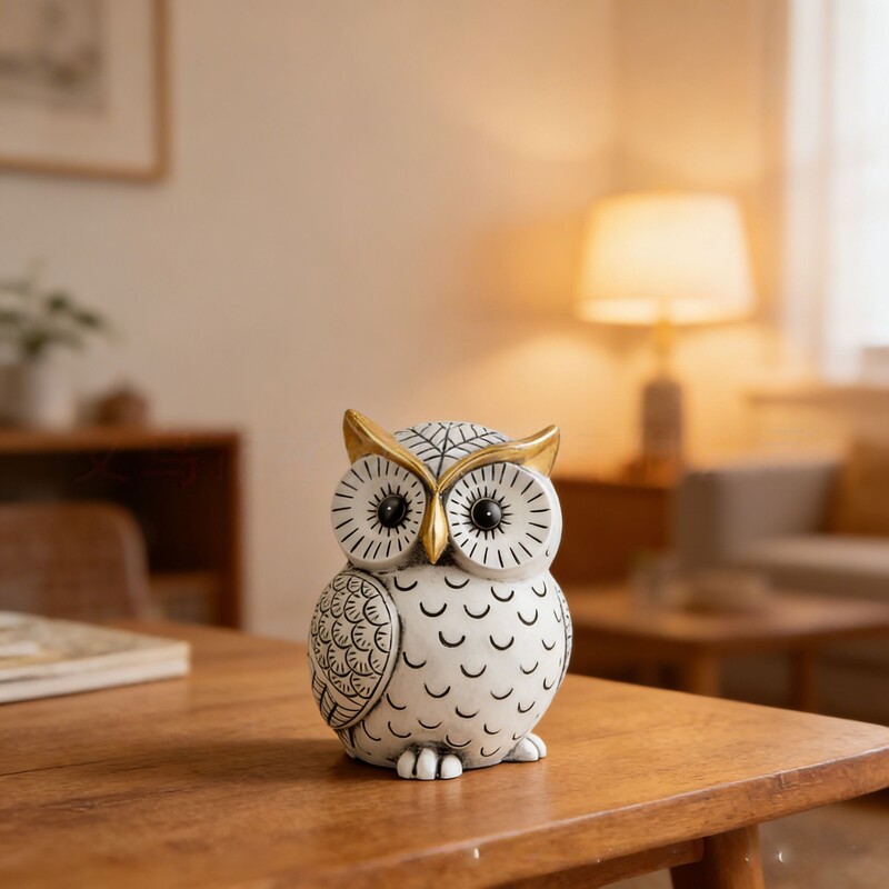Cross-Border Popular Owl-Shaped Resin Ornaments Are Suitable for Art, Home Decor, Bedroom, Windowsill, Balcony Decoration, and as Gifts Cross-Border Popular Owl-Shaped Resin Ornaments Are Suitable for Art, Home Decor, Bedroom, Windowsill, Balcony Decoration, and as Gifts