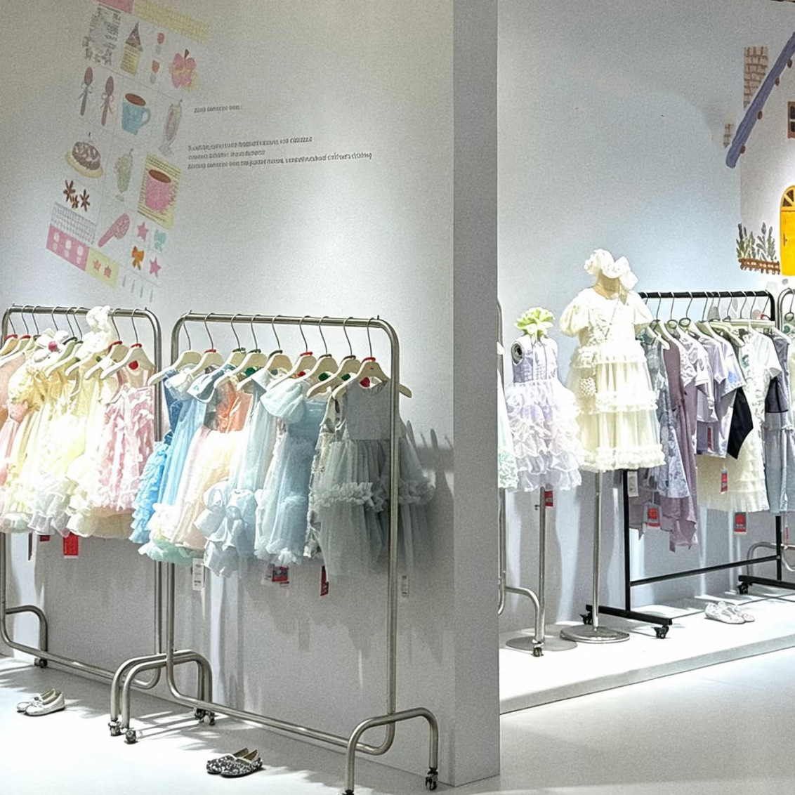 Lote de Vestidos para Niñas Algodón para Niñas de 2 a 7 Años