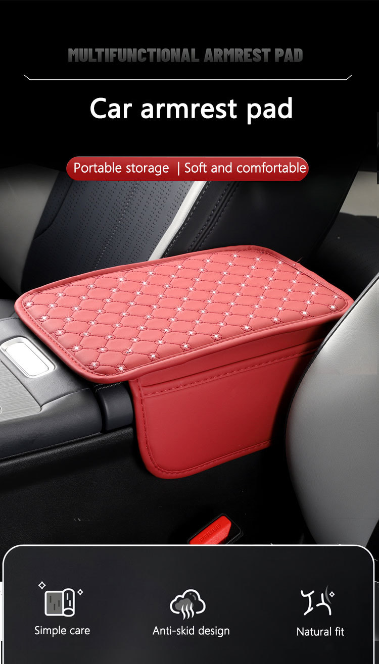 Human body aesthetics design, car armrest box heightening pad, direct supply from the source factory, wholesale for cross-border e-commerce, and drop shipping services