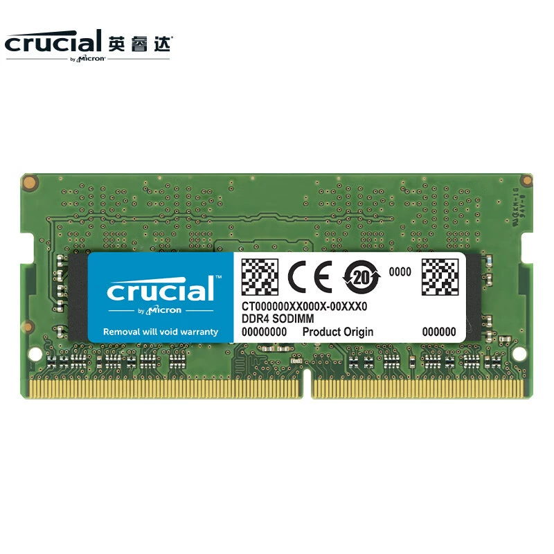 Crucial 32GB модуль DDR4 3200 для ноутбука, микрочипы Micron оригинал