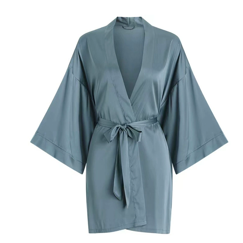 Meishilan bathrobe without suspension single -piece bathrobe 169
