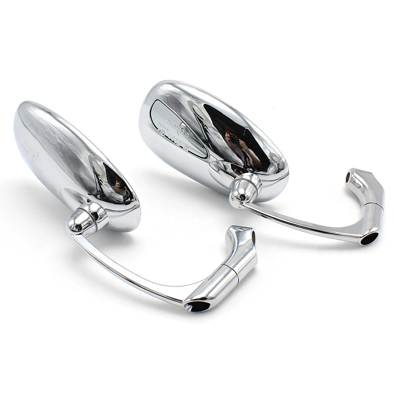 Kawasaki, modified metal universal retroreflective rear view mirror, mirror effect